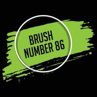 Modern Grunge green color Brushstroke vector