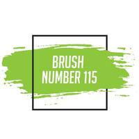 Modern brush stroke green color background vector