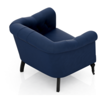 sillón isométrico aislado 3d render png