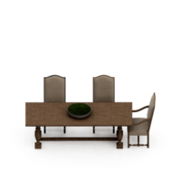 renderização 3d de mesa isométrica png