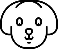 line icon for pet vector