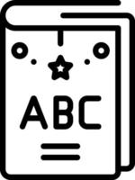 line icon for english vector