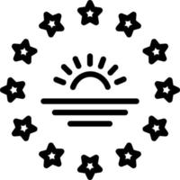 line icon for southern vector