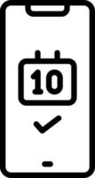 line icon for fix vector