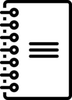 line icon for bind vector