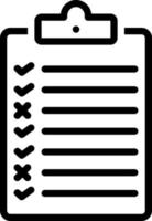 line icon for list vector