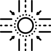 line icon for between vector