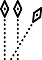 icono de línea para separar vector