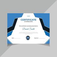 Modern Certificate Design, Education, Business graduation certificate template design for all types company, Free Vector
