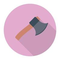 axe vector illustration on a background.Premium quality symbols.vector icons for concept and graphic design.
