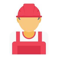 worker vector illustration on a background.Premium quality symbols.vector icons for concept and graphic design.