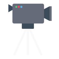 camera tripod vector illustration on a background.Premium quality symbols.vector icons for concept and graphic design.