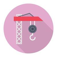 crane hook vector illustration on a background.Premium quality symbols.vector icons for concept and graphic design.