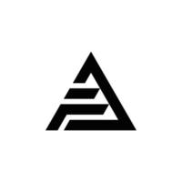 Abstract AF initials monogram logo design, icon for business, template, simple, elegant vector