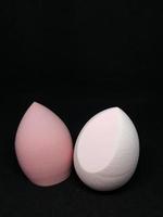 Make up sponge or beauty blender is a tool for applying foundation and other makeup products. photo