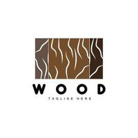 Wood Layer Logo Tree Bark Structure Design Forest Template Vector