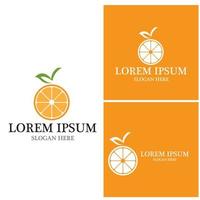 Orange logo design vector