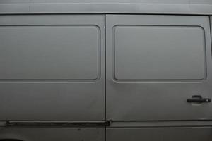 Gray car parts. Wall Machine. Matte grey paint on metal. photo