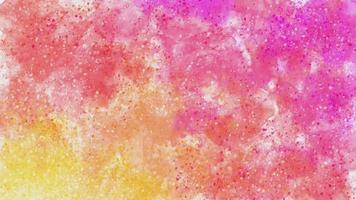 abstract colorful watercolor brush background video