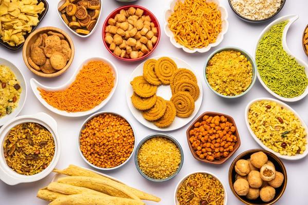 Indian Snacks Top View Stock Photos, Images and Backgrounds for Free