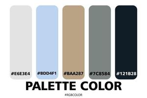 A Collection of Accurately Color Palettes with Codes, Perfect for use by illustrators vector