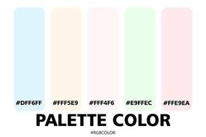 A Collection of Accurately Color Palettes with Codes, Perfect for use by illustrators vector