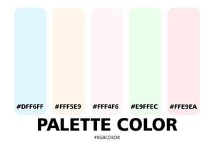 A Collection of Accurately Color Palettes with Codes, Perfect for use by illustrators vector