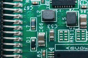 Circuit board repair. Electronic hardware modern technology. Motherboard digital personal computer chip. Tech science background. Integrated communication processor. Information engineering component. photo