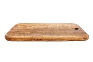 wooden cutting board isolated photo