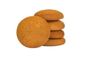 galletas de avena aisladas foto