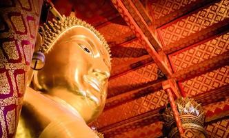 Wat Phanan Choeng is an important temple in Ayutthaya, Thailand. photo