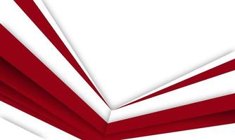 Minimal red and white gradient papercut background, creative abstract banner design concept photo