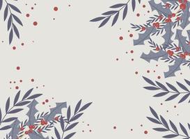 Modern abstract winter background suitable for winter wedding and merry christmas card vector