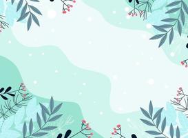 Modern abstract winter background suitable for winter wedding and merry christmas card vector