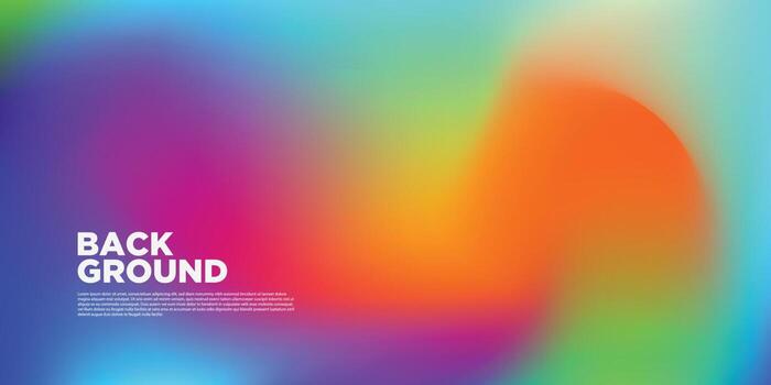 plantilla de vector de fondo degradado colorido abstracto.