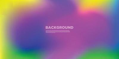 Abstract colorful gradient background vector template.