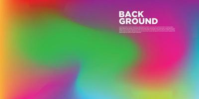 Abstract colorful gradient background vector template.