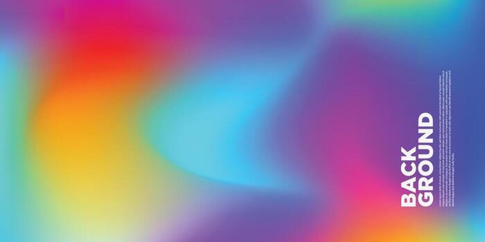 plantilla de vector de fondo degradado colorido abstracto.