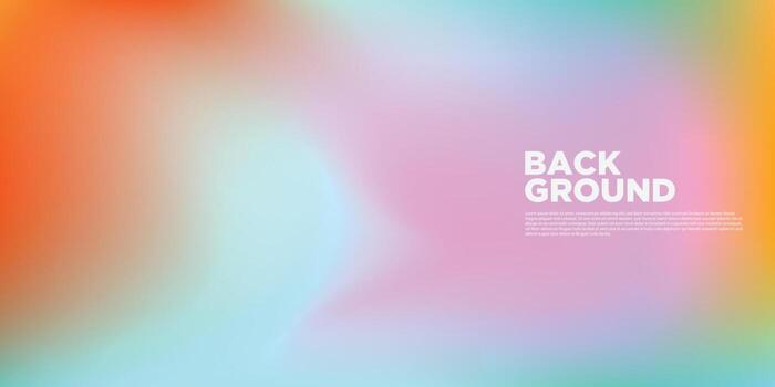Abstract colorful gradient background vector template.