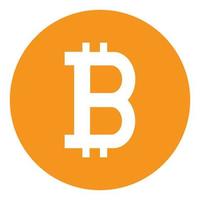 bitcoin logo vector