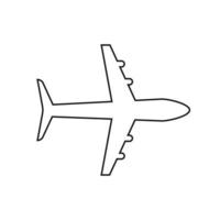 vector de logotipo de avión