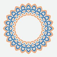 Retro abstract pattern with greek ornament on white background. round ornament decoration.