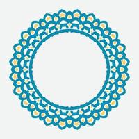 Retro abstract pattern with greek ornament on white background. round ornament decoration. vector