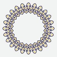 circle frame. round ornament. Wreath for design, logo template. vector