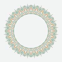 circle frame. round ornament. Wreath for design, logo template. vector