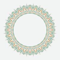 circle frame. round ornament. Wreath for design, logo template. vector