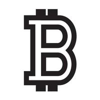bitcoin logo vector