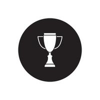 Trophy cup vector icon