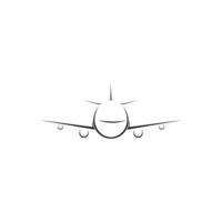 airplane logo vector