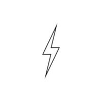 power lighting electric icon logo vector